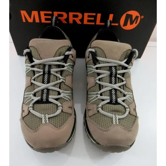 Women's Merrell Siren Sport 3 Waterproof Hiking Shoes Sneaker Brindle Tea Size 8