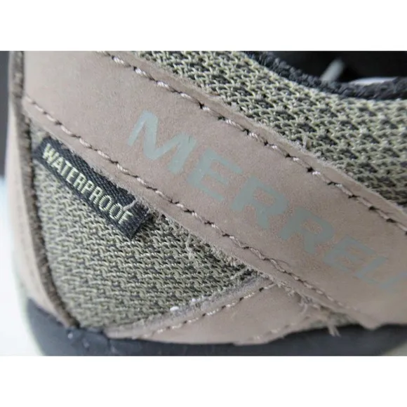 Women's Merrell Siren Sport 3 Waterproof Hiking Shoes Sneaker Brindle Tea Size 8