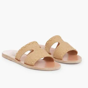 Woven Raffia Sandals