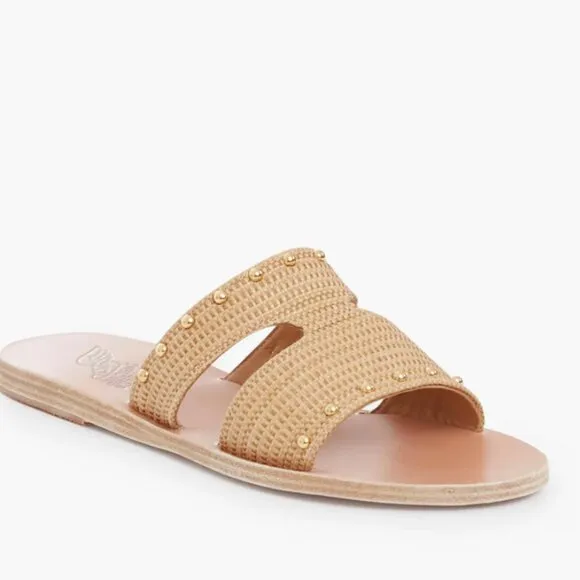 Woven Raffia Sandals
