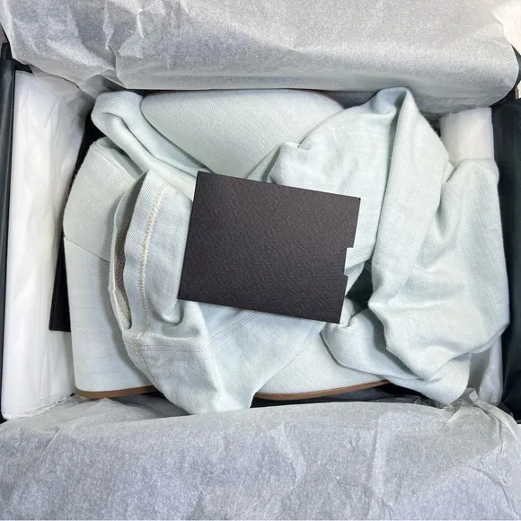 YEEZY Women's Over-the-knee Stretch Canvas Boots In Bleached Denim NWT - 5.5/6