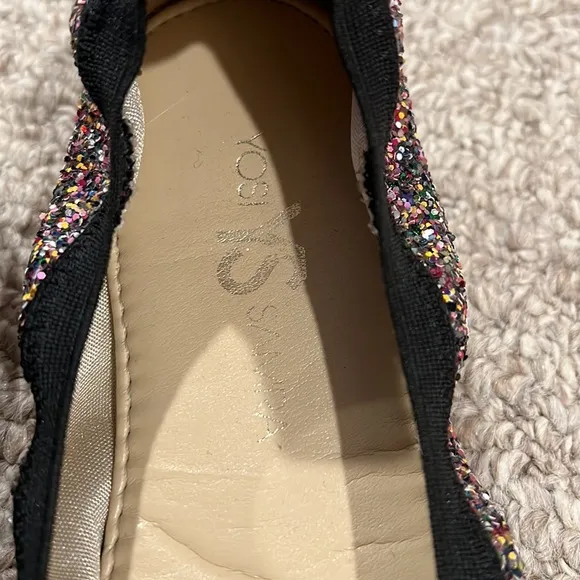 Yosi Samra girls rainbow glitter shoes, size 3 EUC!