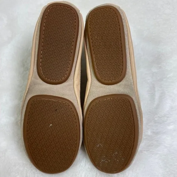 Yosi Samra Samara Foldable Ballet Flat in Ballet Pink Leather, size‎ 7