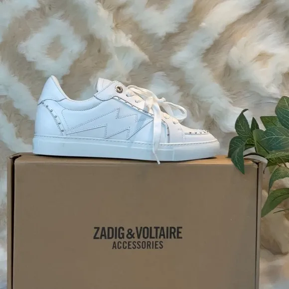 Zadig&amp;Voltaire “Studded LA Flash” Sneakers