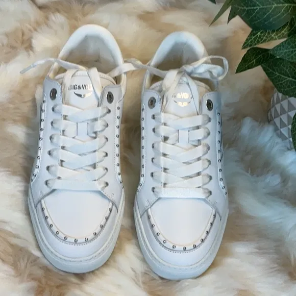 Zadig&amp;Voltaire “Studded LA Flash” Sneakers