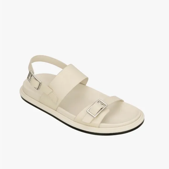 Zara Leather Sandals beige. Size 7 1/2