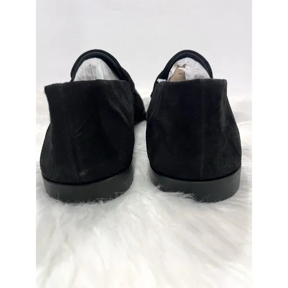 Zara Men Penny Loafers Suede Navy Blue Slip-On Size US 11 EUR 44  2600/420