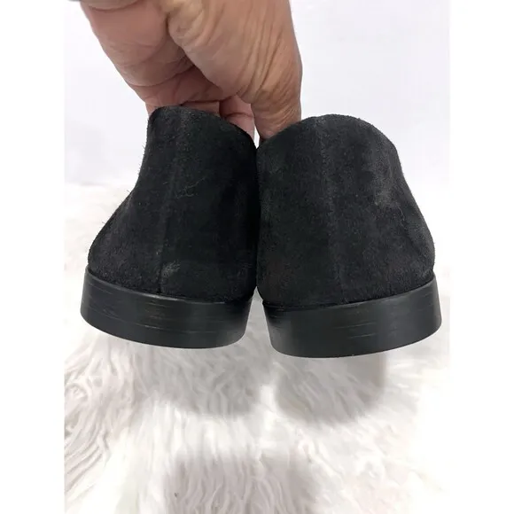 Zara Men Penny Loafers Suede Navy Blue Slip-On Size US 11 EUR 44  2600/420