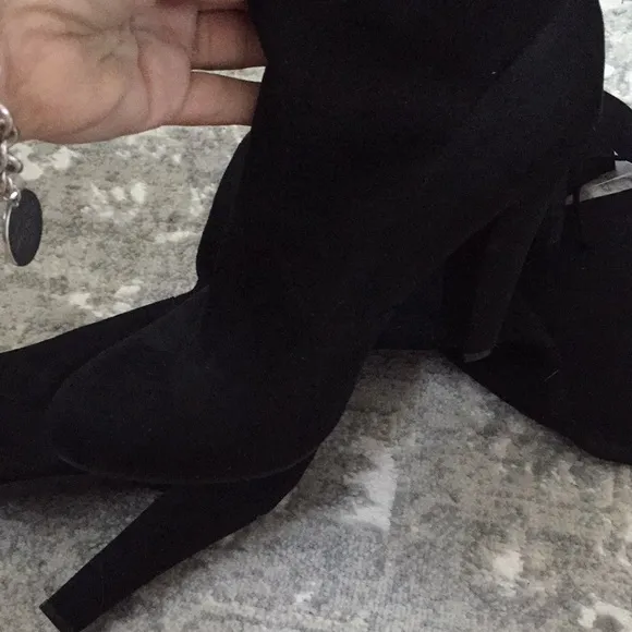 ZIGISOHO Black Over-the-Knee Boots Calf 8.5”