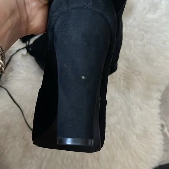 ZIGISOHO Black Over-the-Knee Boots Calf 8.5”