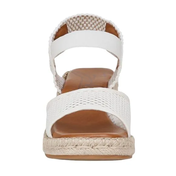 Zodiac Women's Noreen Ankle Strap Espadrille Wedge Sandals White Size 5